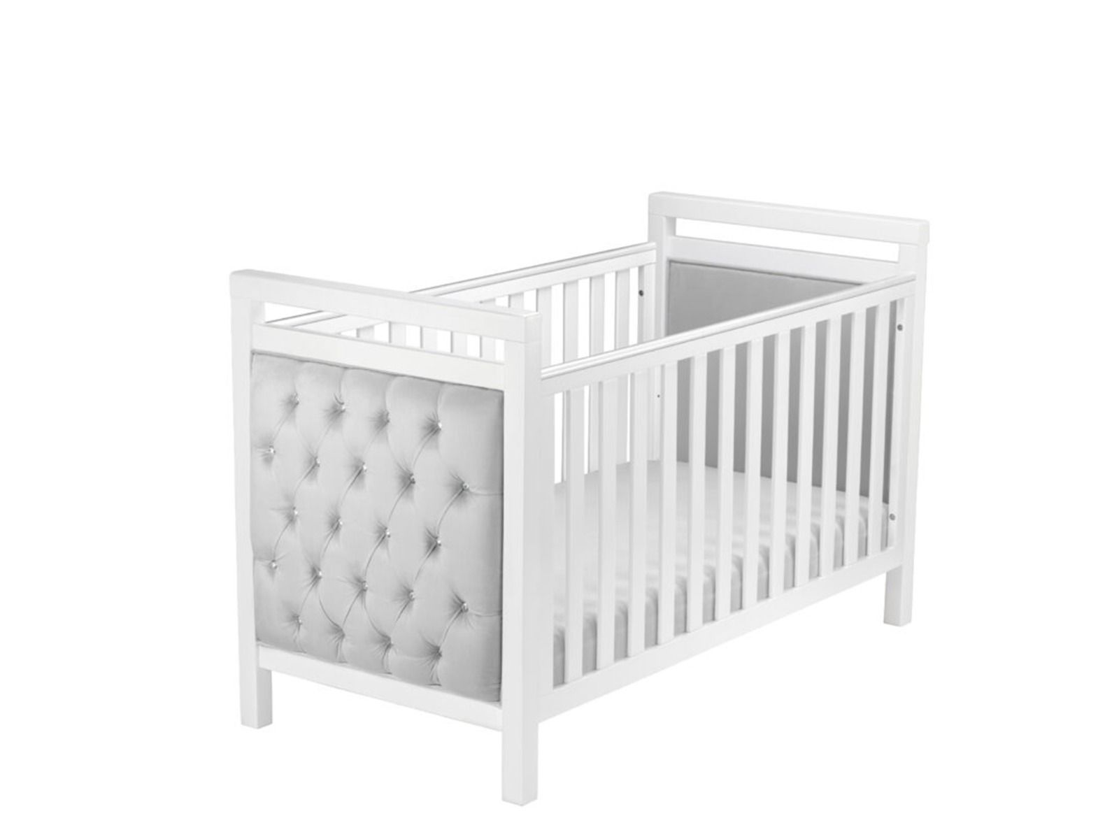 Luxury tufted Baby Cot
