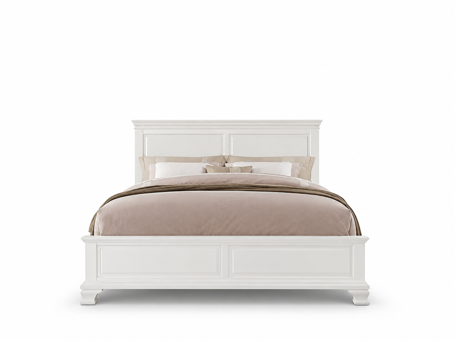 Classic Cream White Bed
