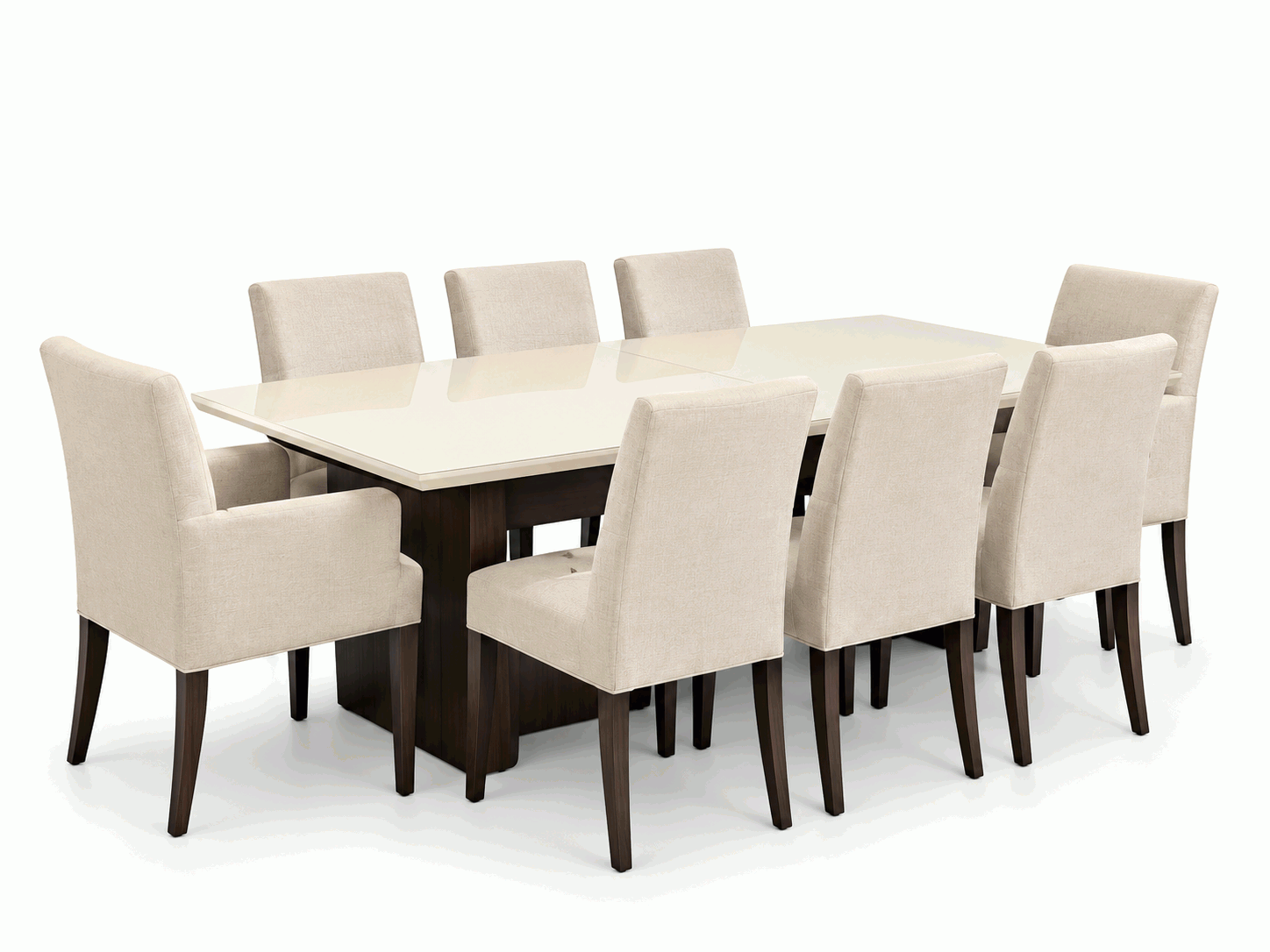 Modern Cream Dining Set