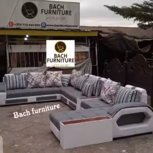 Chaise L-shaped sofa set